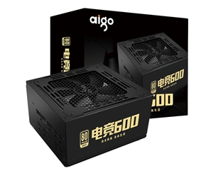 愛國(guó)者（aigo） 電競(jìng)600 額定600W非全模組臺(tái)式機(jī)電腦電源