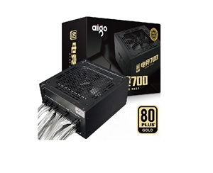 愛國(guó)者（aigo）電競(jìng)700 額定700W 全模組電腦電源（透明鍍錫全模組線/全電壓金牌/五年質(zhì)保/靜音風(fēng)扇）