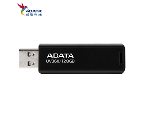 威剛（ADATA）UV360高速U盤128G車載電腦系統(tǒng)音樂優(yōu)盤金屬USB