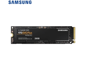 SAMSUNG三星970EVO plus 250G M.2 NVMe pcie筆記本臺(tái)式機(jī)固態(tài)硬盤SSD 固態(tài)硬盤