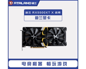 迪蘭恒進RX5500XT 8G X戰(zhàn)將 電腦AMD顯卡游戲顯卡非公版