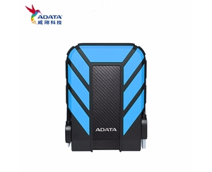 威剛（ADATA）HD710PRO USB3.0三防移動硬盤防水防塵防震戶外攝影旅行 藍(lán)色 1TB