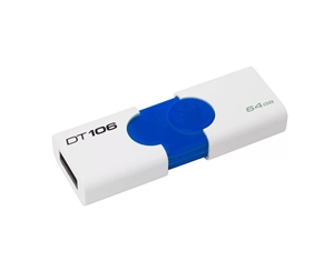 Kingston/金士頓 DT106 64G U盤 USB3.1伸縮優(yōu)盤創(chuàng)意u盤