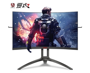 AOC AG323FCXE 31.5英寸電腦曲面屏165Hz 1ms響應 吃雞游戲電競顯示器 FreeSync技術 電腦顯示器