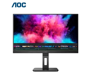 AOC Q27P2U 27英寸 2K高清 75Hz 廣視角IPS 旋轉升降 家用設計辦公TUV低藍光愛眼顯示屏